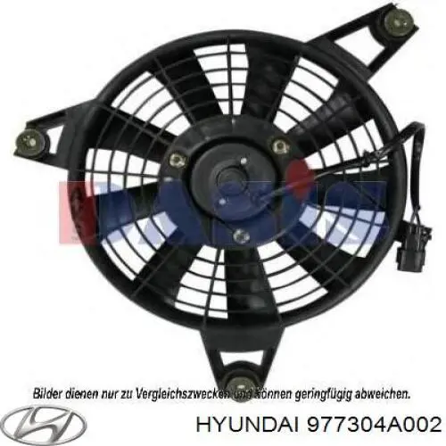 977304A005 Hyundai/Kia Dyfuzor chłodnicy klimatyzacji, w komplecie z wirnikiem i silnikiem