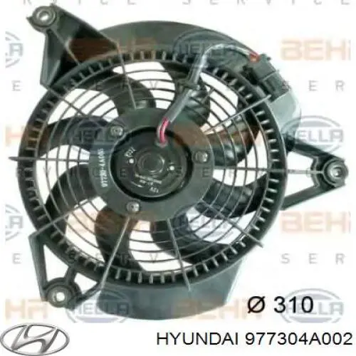 Dyfuzor chłodnicy klimatyzacji, w komplecie z wirnikiem i silnikiem Hyundai/Kia 977304A005 cena, od 78,32 USD