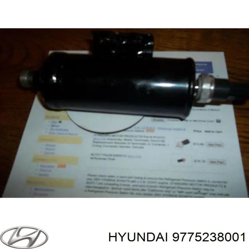 Czujnik ciśnienia bezwzględnego klimatyzacji Hyundai/Kia 9775238001 cena, od 29,70 USD