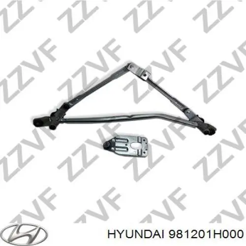 Mechanizm wycieraczek Hyundai/Kia 981201H000 cena, od 56,68 USD