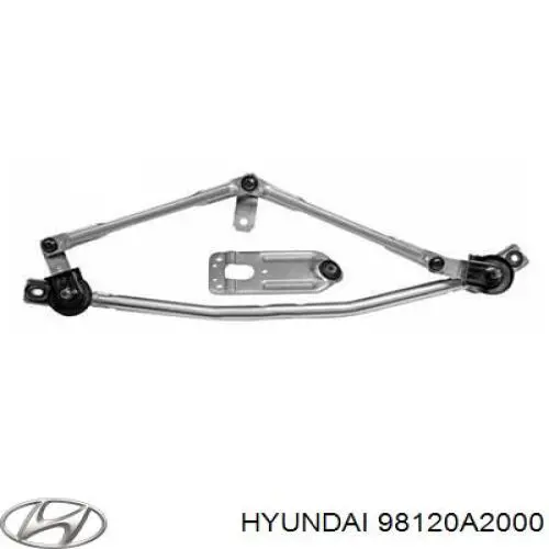 98120A2000 Hyundai/Kia Mechanizm wycieraczek