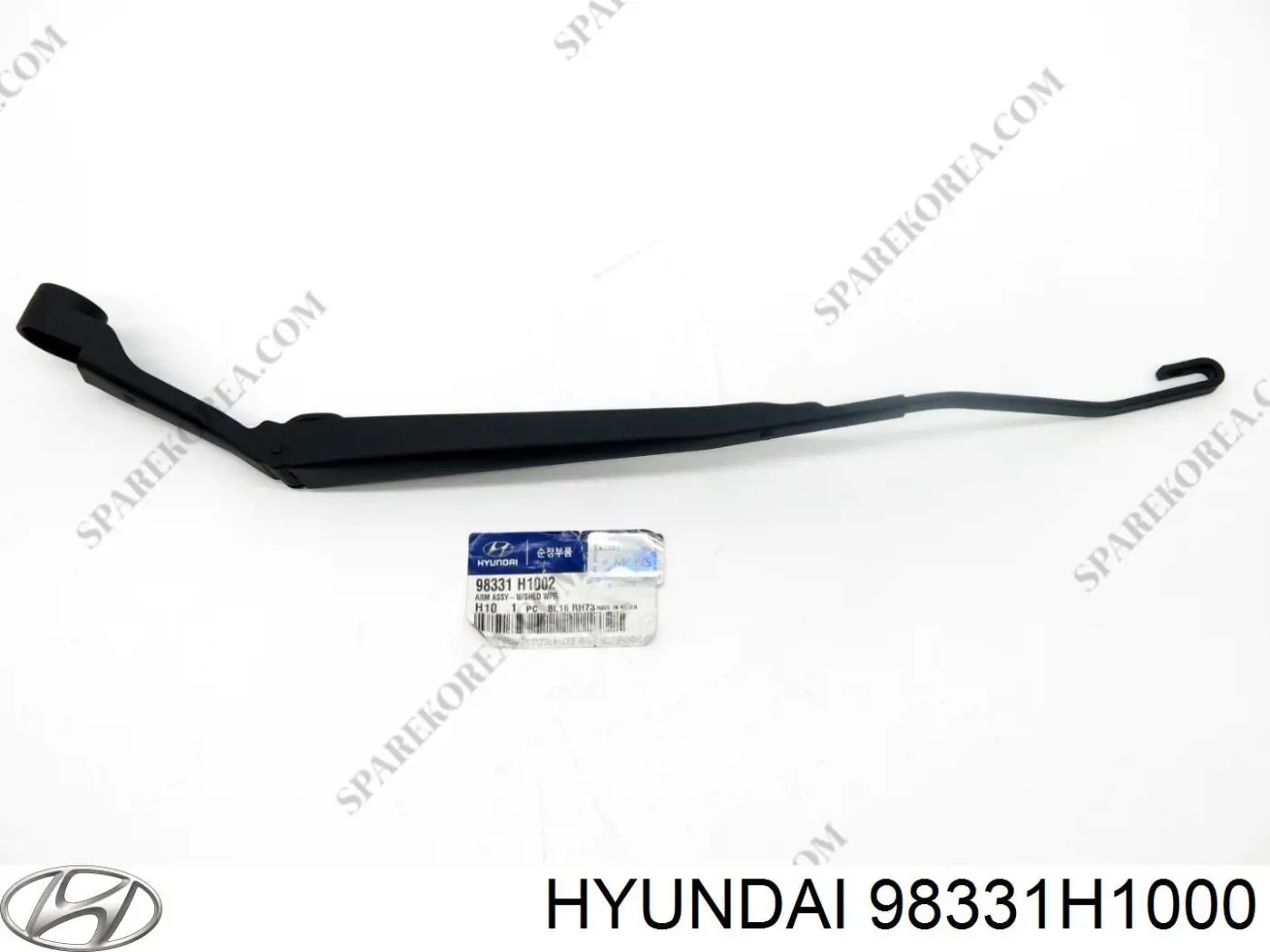 Ramię wycieraczki szyby przedniej do Hyundai Terracan  HP