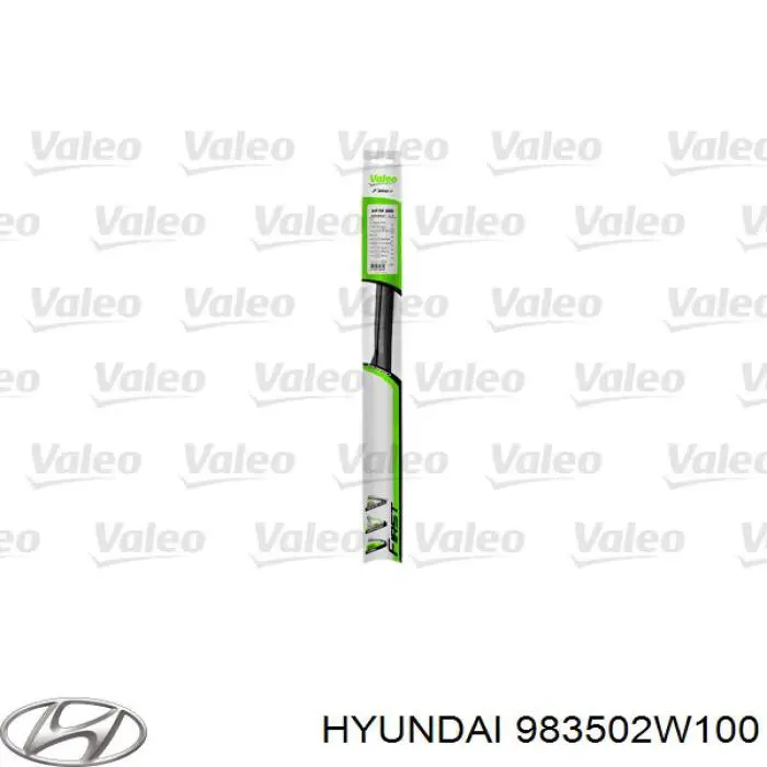 Pióro wycieraczki szyby przedniej kierowcy Hyundai/Kia 983502W100 cena, od 9,85 USD