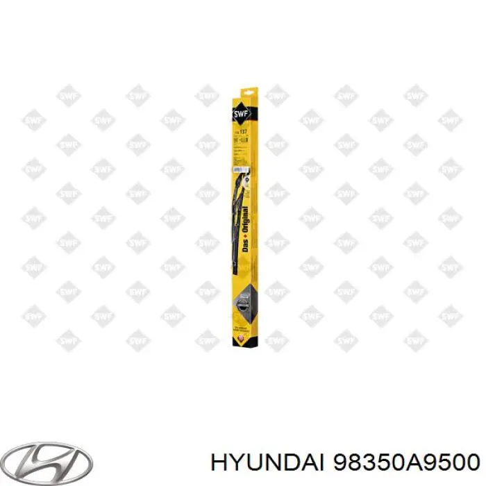 Do koszyka 98350A9500 Hyundai/Kia Pióro wycieraczki szyby przedniej kierowcy