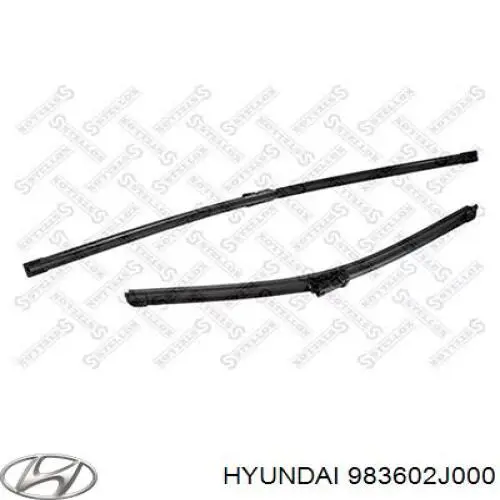 Do koszyka 983602J000 Hyundai/Kia Pióro wycieraczki szyby przedniej pasażera