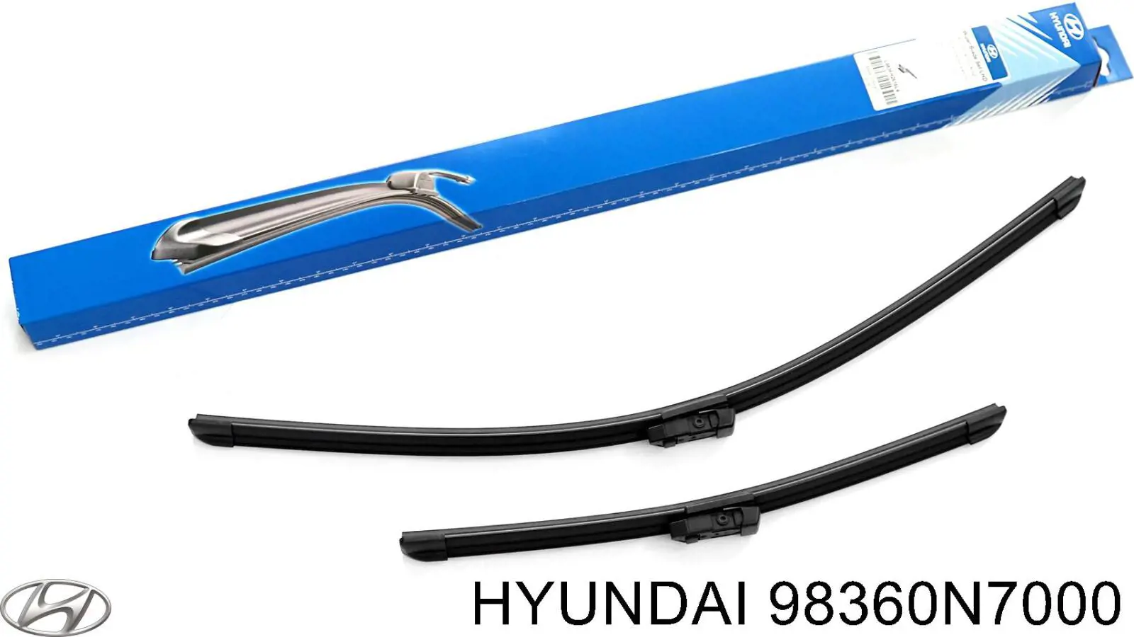 Pióro wycieraczki szyby przedniej pasażera Hyundai/Kia 98360N7000 cena, od 54,41 USD