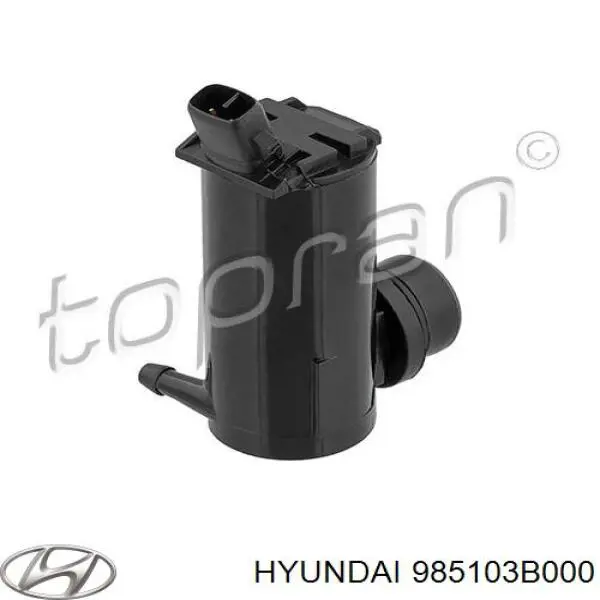 Do koszyka 985103B000 Hyundai/Kia Pompka spryskiwacza szyby przedniej