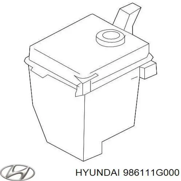 Zbiorniczek spryskiwacza szyb do Hyundai Accent III MC