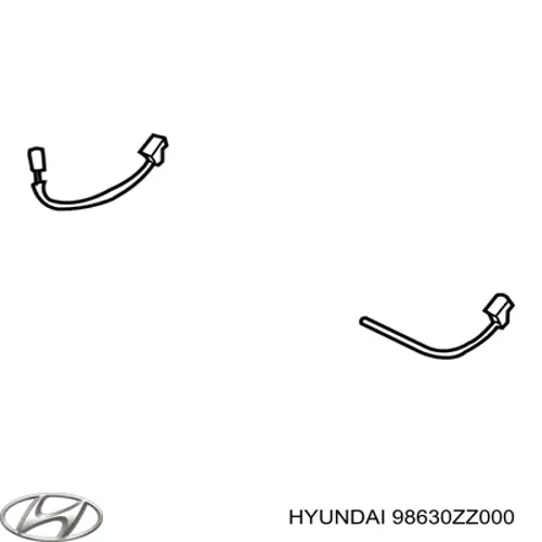 98630ZZ000 Hyundai/Kia Dysza spryskiwacza szyby przedniej lewa
