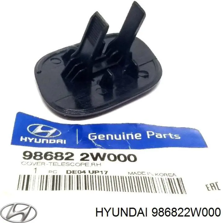 986822W000 Hyundai/Kia Nakładka dyszy spryskiwacza reflektora przedniego