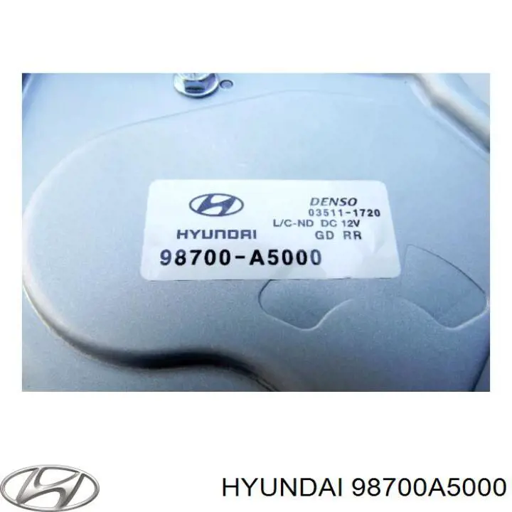 98700A5000 Hyundai/Kia Silniczek wycieraczki tylnej szyby