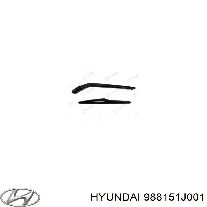 988151J001 Hyundai/Kia Ramię wycieraczki szyby tylnej