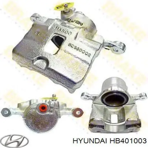 Do koszyka HB401003 Hyundai/Kia Zacisk hamulcowy przedni lewy