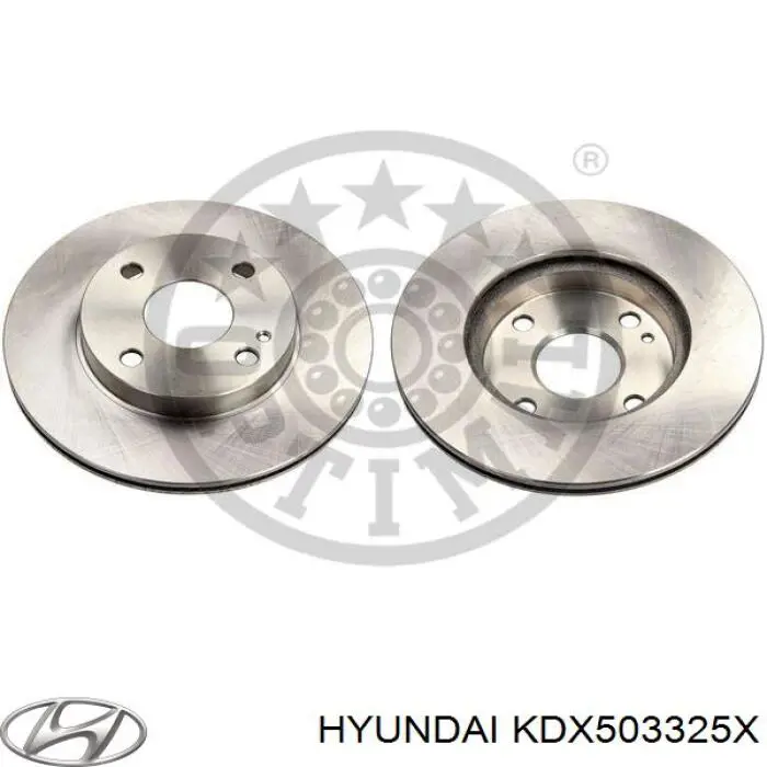  Tarcza hamulcowa przednia KIA Avella 