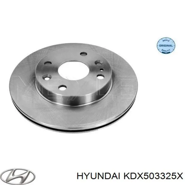 Tarcza hamulcowa przednia do KIA Avella DELTA 