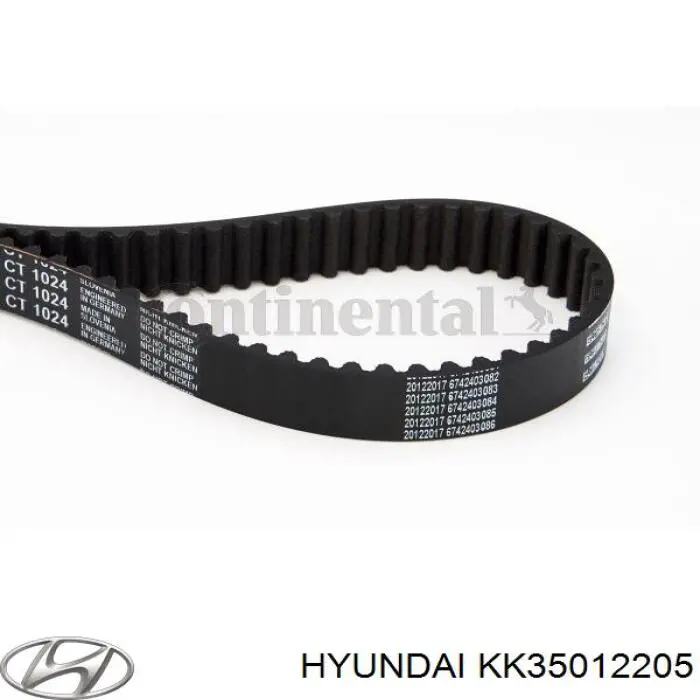 Do koszyka KK35012205 Hyundai/Kia Pasek rozrządu
