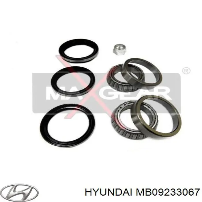 MB09233067 Hyundai/Kia uszczelniacz piasty przedniej zewnętrzny