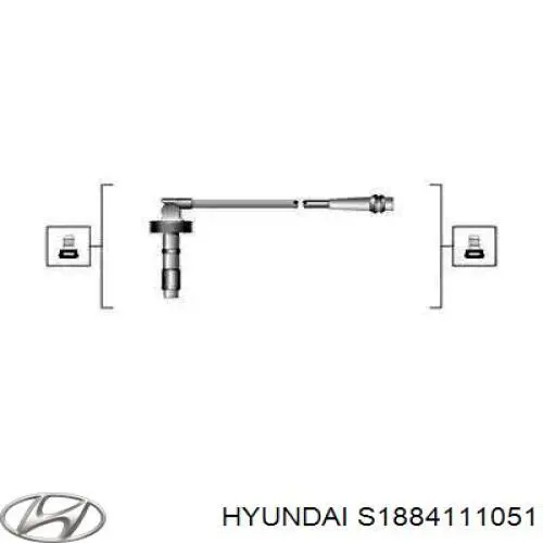 Do koszyka S1884111051 Hyundai/Kia Świeca zapłonowa