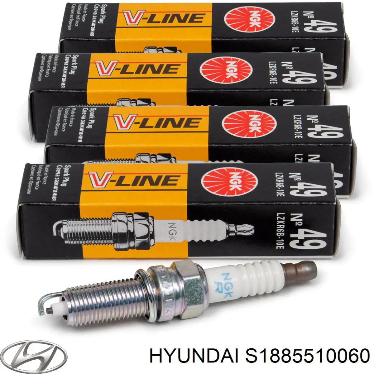 Do koszyka S1885510060 Hyundai/Kia Świeca zapłonowa