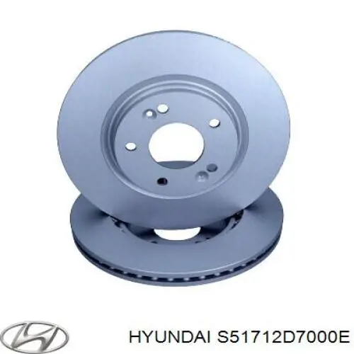 S51712D7000E Hyundai/Kia Tarcza hamulcowa przednia