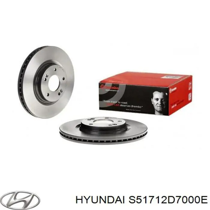 Tarcza hamulcowa przednia Hyundai/Kia S51712D7000E cena, od 162,67 USD