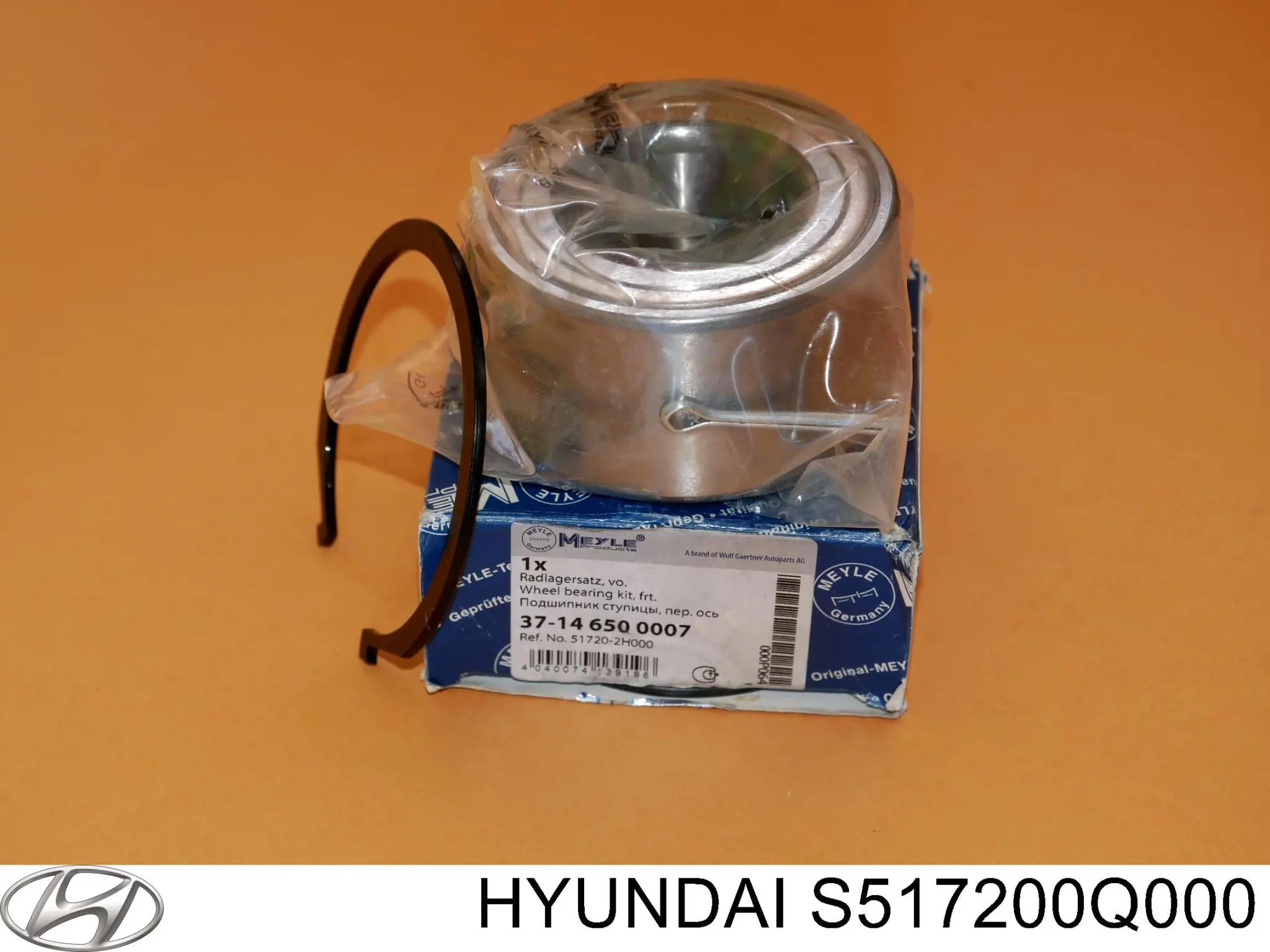 Do koszyka S517200Q000 Hyundai/Kia Łożysko piasty przedniej