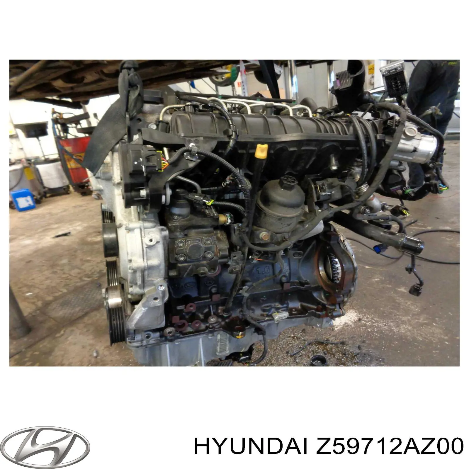 Z59712AZ00 Hyundai/Kia Silnik w komplecie