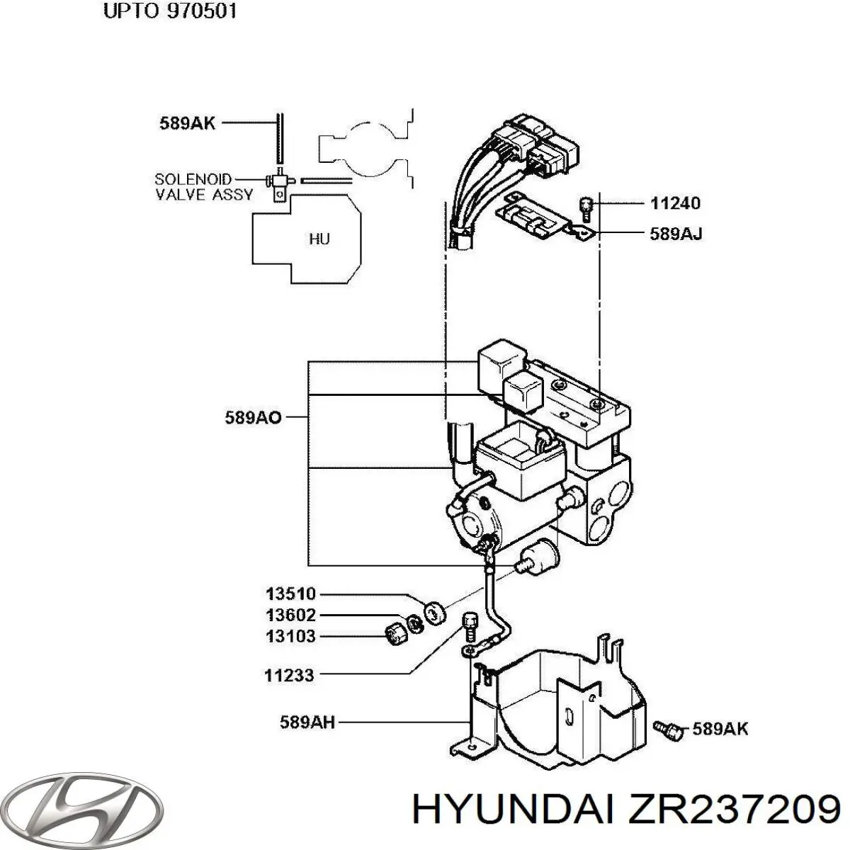 Sterownik ABS  hydrauliczny Hyundai Galloper SUV (JK) (1997 - 2003) cena, od 163,39 USD