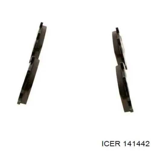 Do koszyka 141442 Icer Klocki hamulcowe przednie tarczowe