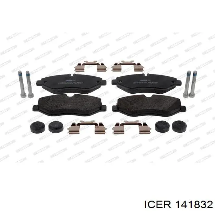 Klocki hamulcowe przednie tarczowe Icer 141832 cena, od 31,66 USD