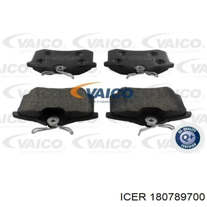 Okładziny (klocki) do hamulców tarczowych tylne Icer 180789700 cena, od 19,90 USD