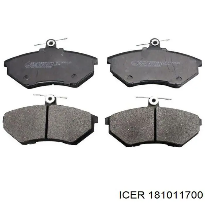Klocki hamulcowe przednie tarczowe Icer 181011700 cena, od 32,31 USD