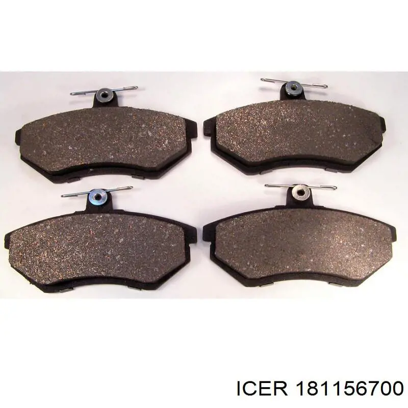 Klocki hamulcowe przednie tarczowe Icer 181156700 cena, od 21,96 USD