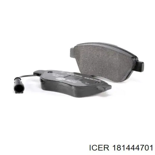 Klocki hamulcowe przednie tarczowe 181444701 Icer