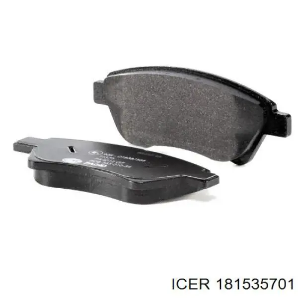 181535701 Icer Klocki hamulcowe przednie tarczowe