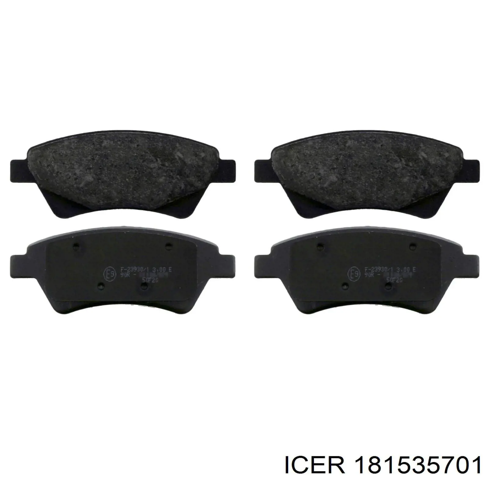 Klocki hamulcowe przednie tarczowe Icer 181535701 cena, od 24,83 USD
