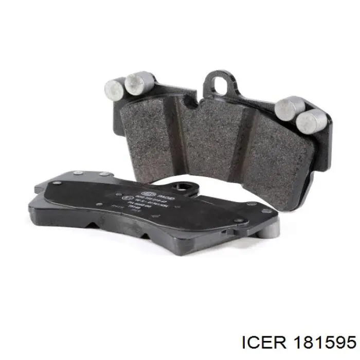 Klocki hamulcowe przednie tarczowe Icer 181595 cena, od 44,84 USD