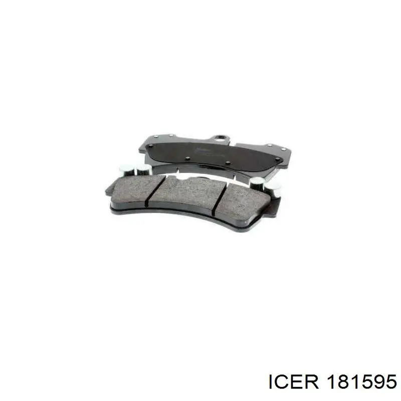 Klocki hamulcowe przednie tarczowe Icer 181595