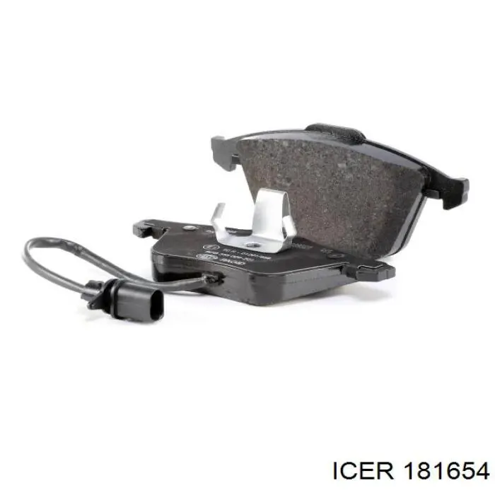 Klocki hamulcowe przednie tarczowe 181654 Icer