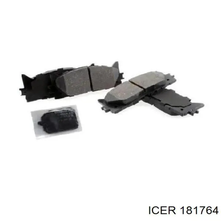 Klocki hamulcowe przednie tarczowe Icer 181764 cena, od 29,25 USD
