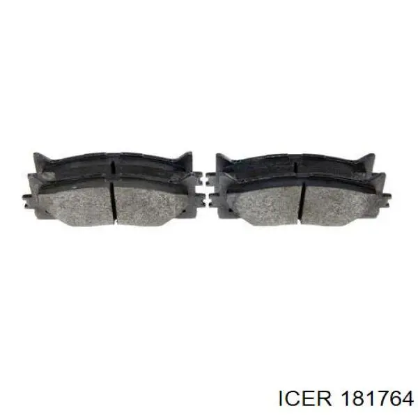 181764 Icer Klocki hamulcowe przednie tarczowe