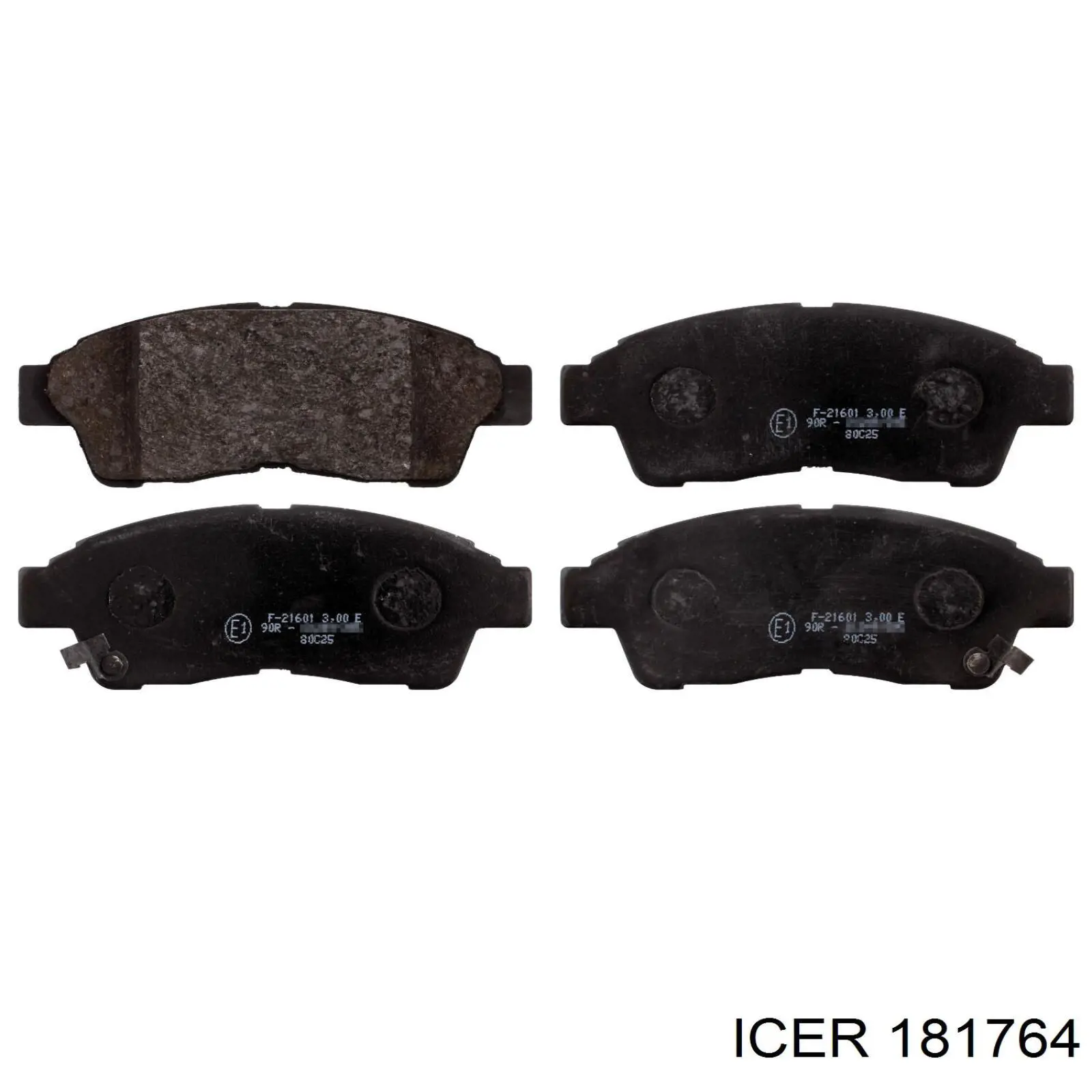 Klocki hamulcowe przednie tarczowe Icer 181764 cena, od 29,25 USD