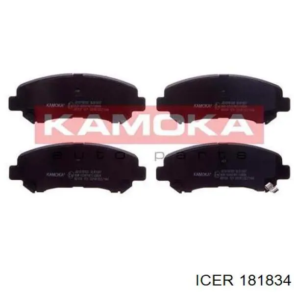 181834 Icer Klocki hamulcowe przednie tarczowe