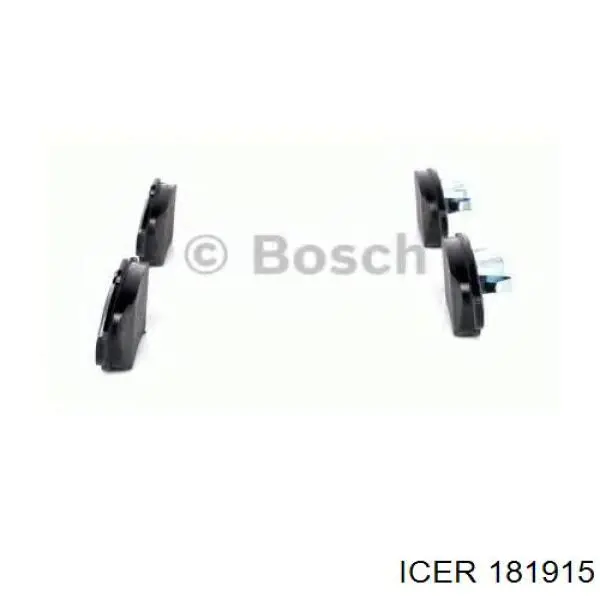 Klocki hamulcowe przednie tarczowe Icer 181915 cena, od 26,24 USD