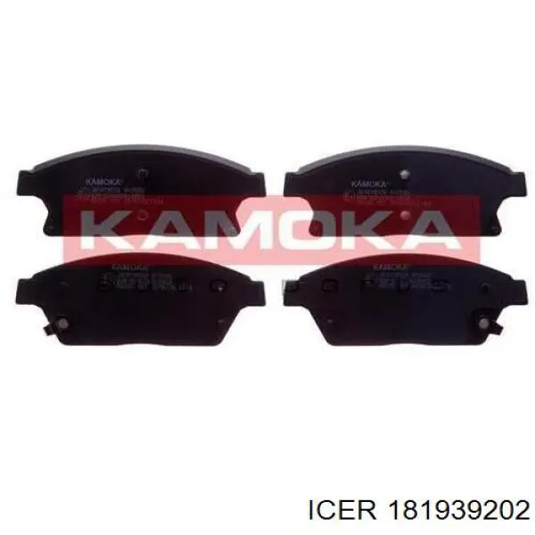 181939202 Icer Klocki hamulcowe przednie tarczowe