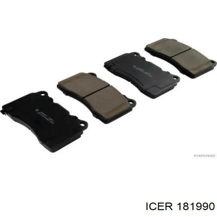 Klocki hamulcowe przednie tarczowe Icer 181990