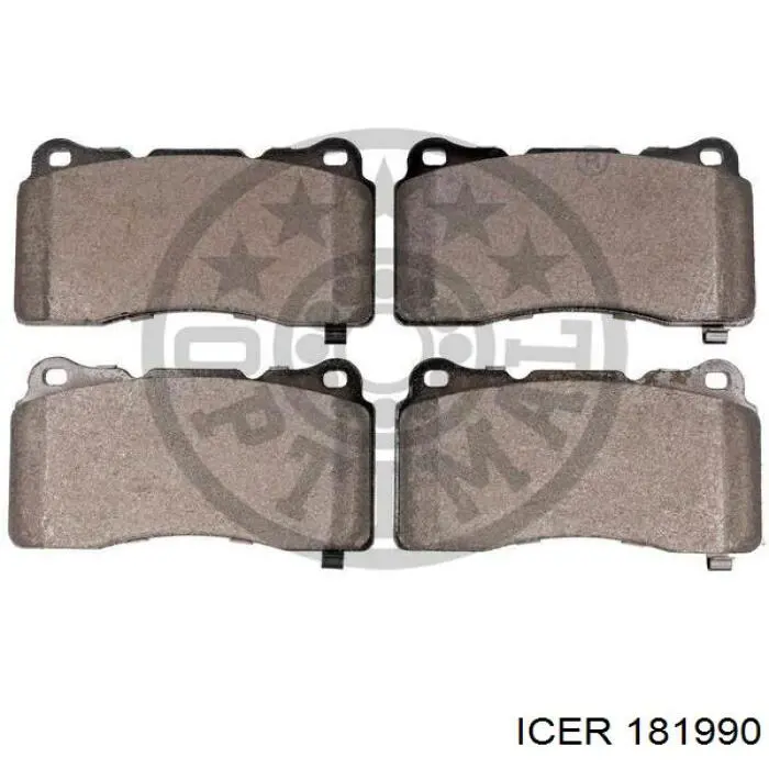 Klocki hamulcowe przednie tarczowe Icer 181990 cena, od 43,02 USD