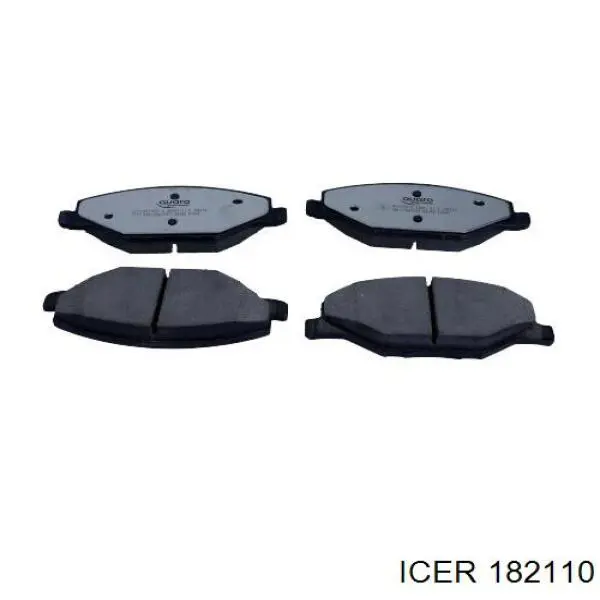 Klocki hamulcowe przednie tarczowe Icer 182110 cena, od 21,55 USD