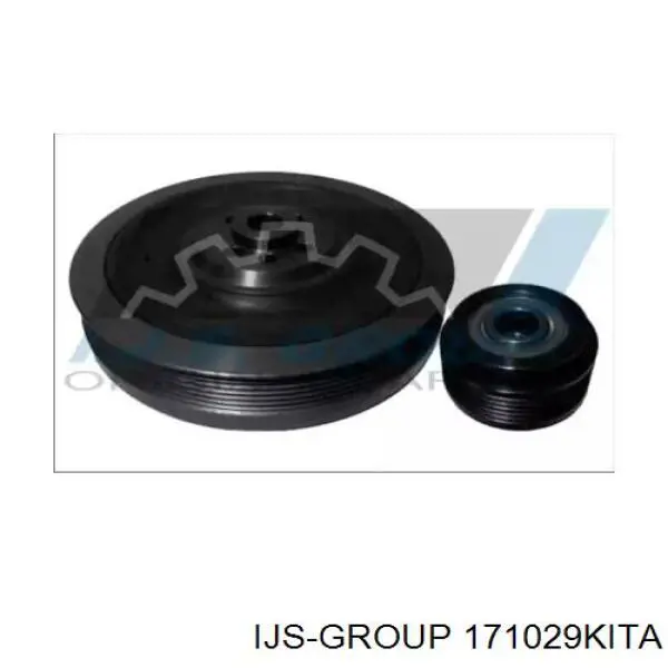 Koło pasowe wału korbowego IJS Group 171029KITA cena, od 116,23 USD