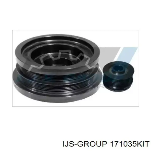Koło pasowe wału korbowego IJS Group 171035KIT cena, od 188,87 USD